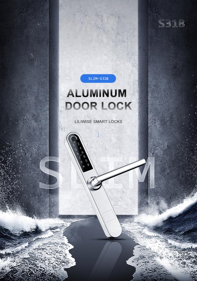 世帯/ショッピング モールのためのスマートな部屋のドア ロックの現代ステンレス鋼アルミニウム 0