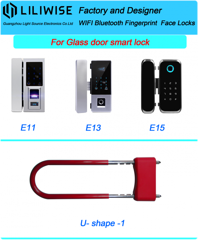 ドア ロックのWiFiスマートなガラスBluetooth APPのアクセスの電子生物測定の指紋 1