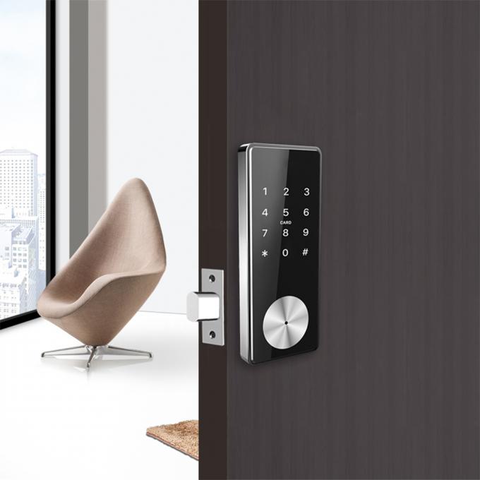ハンドルのないスマートな電子ドア ロックのBluetoothのドア ロック簡単なOLEDのきらめきスクリーンの電子コード 1