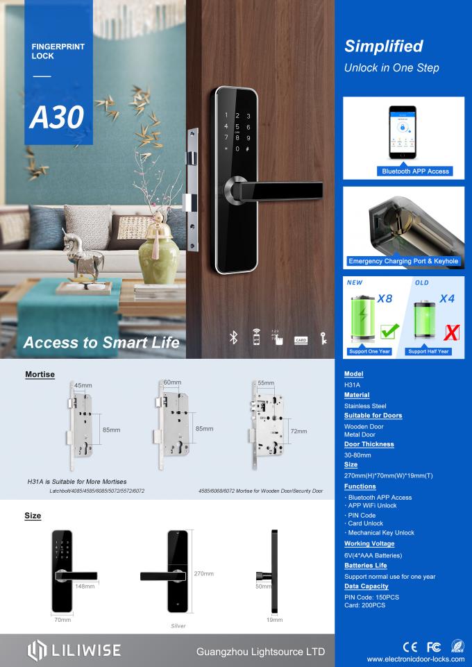 PINはアパートのドア ロックの保証電子0.1S Airbnbドア ロックをコードします 2