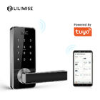 電子Tuyaのスマートなドア ロックの保証デジタル パスワードRFIDカードAPPキーは鍵が開きます