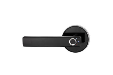 スマートで黒く簡単な生物測定の指紋のデジタル電子ドア ハンドル ロック