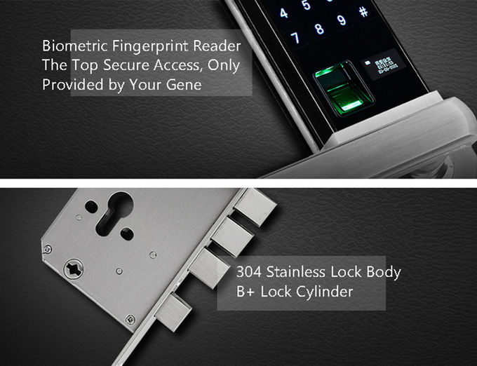 カバー保護指紋のドア ロックの滑走、理性的なパスワード ドア ロック 1