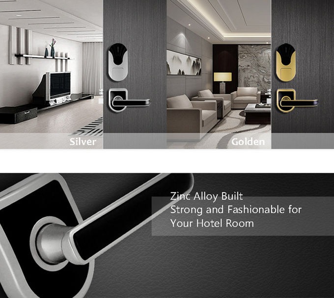 極度の安全なRfidのホテルのドア ロック、注文のスマート カードのドア ロック280mm * 80mm 1