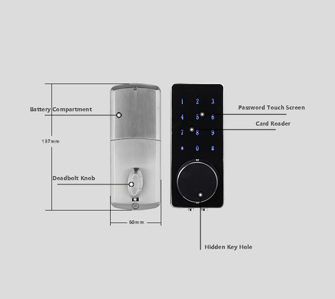 リモート・コントロール デジタルほぞ穴ロック、家のための注文の自動ドア ロック 3