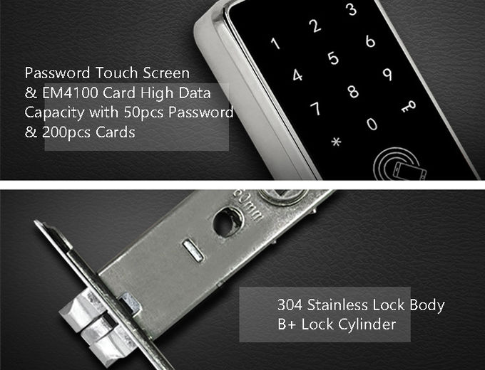 キーレス キーパッドのドア ロック、家のためのパスワード カードAppのBluetoothデジタル ロック 1