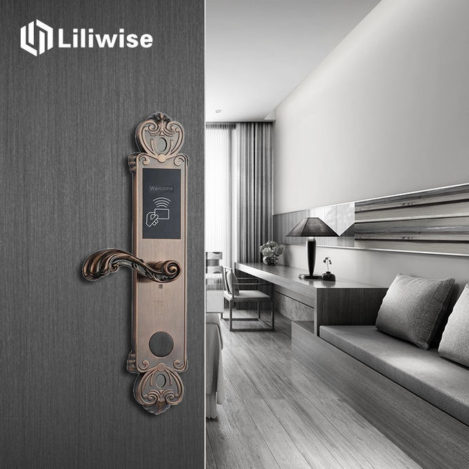 耐久の電子ホテル ロック、高い安全性の電子鍵カードのドア ロック 1
