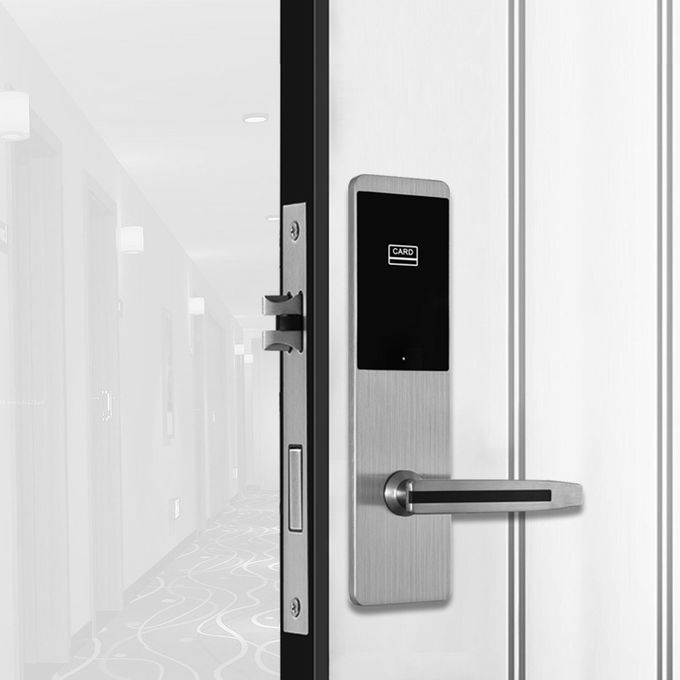 安全金スマートな電子ホテルのドア ロックRFIDのカード式 0