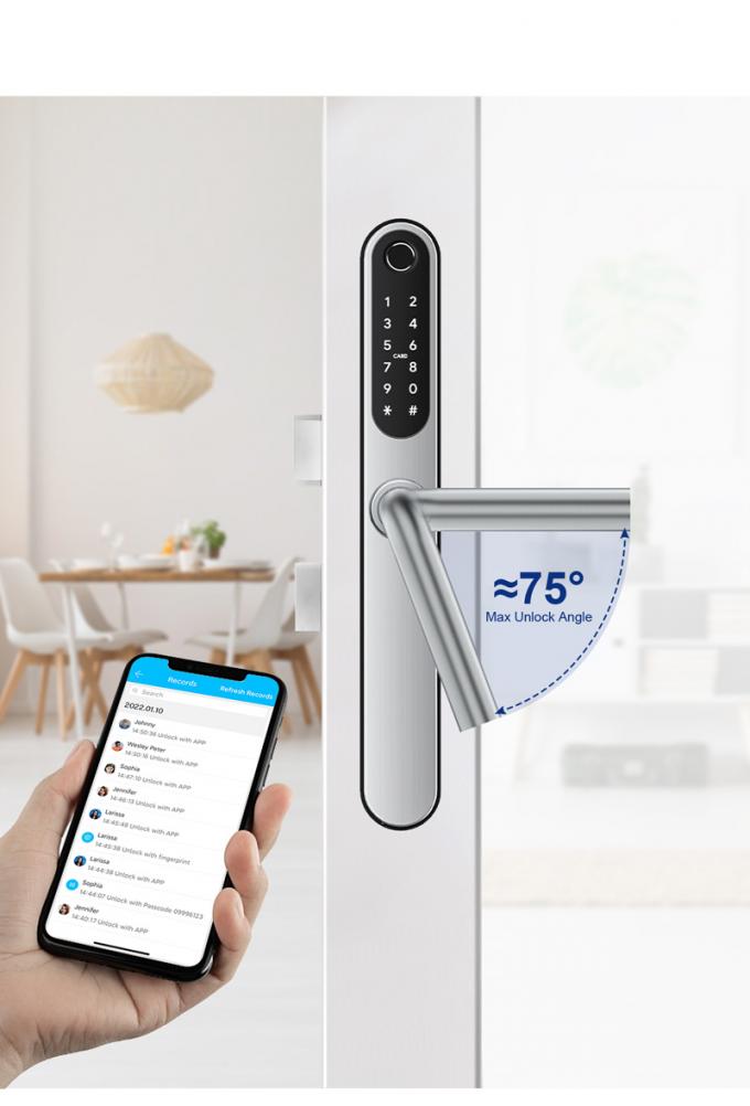 Wifi 防水 エレガント 電子 スリム デジタル スマート ドア ロック 1