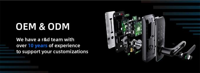 指紋のスマートなドア ロック 7