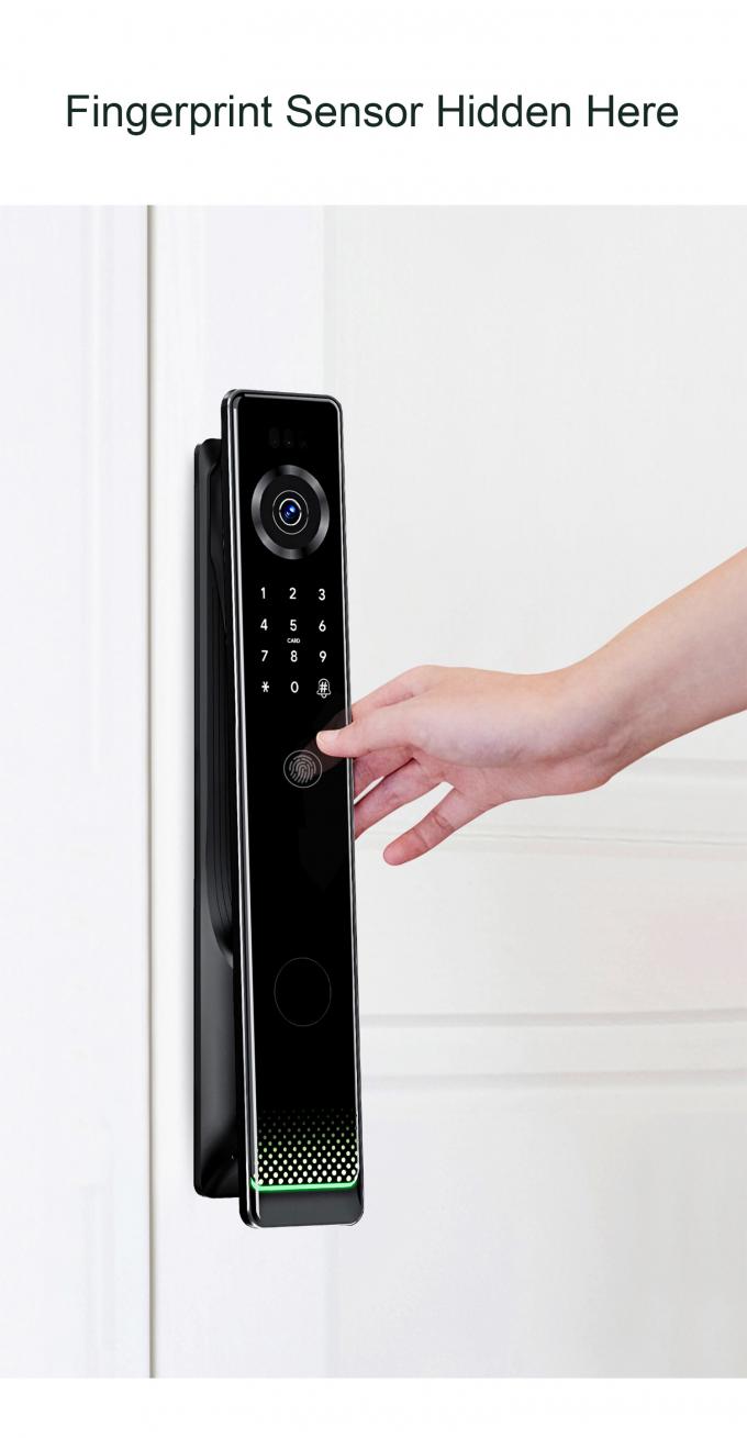 リリワイズ フェチャドゥラ デジタル ツヤ インテリジェント セルラドゥラ ワイファイ セキュリティ ワイヤレス パスワード キーレス スマート ドアロック カメラ付き 10