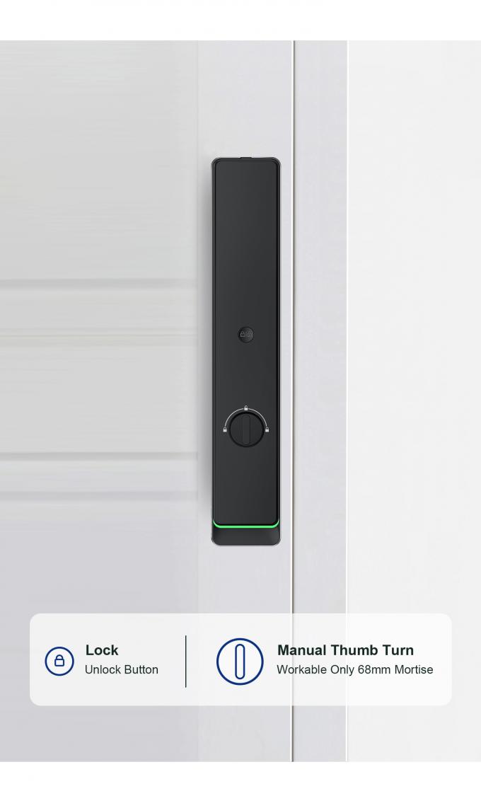 Liliwise Automatic Electric Smart Door Locks Waterproof Outdoor Fingerprint Keyless Ttlock Tuya Smart Lock  With Wifi 12
