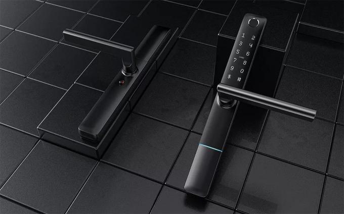 リリワイズ 防水 ツヤ APP WiFi BLE 指紋 スマートロック スリム ドアロック 狭いプロフィール アルミ ドア 木製 ドア 1