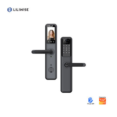 木製スチールドア用指紋WiFi Bluetoothスマートドアロック