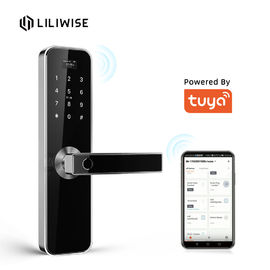 Airbnbの電子ドア ロックの住宅のTuyaのスマートな指紋のパスコード カードWifiのドア ロック