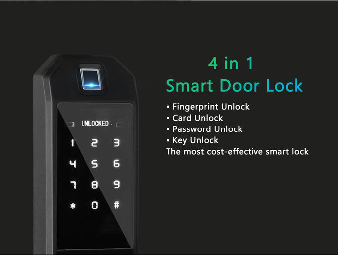 接触パスワード スクリーンが付いている電気ホテルの指紋のドア ロック 2