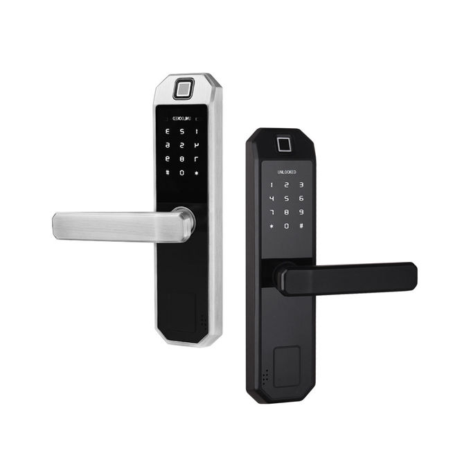 オフィスの電子ドア ロック、デジタル音声ガイドFPCの指紋の認識のドア ロック 0